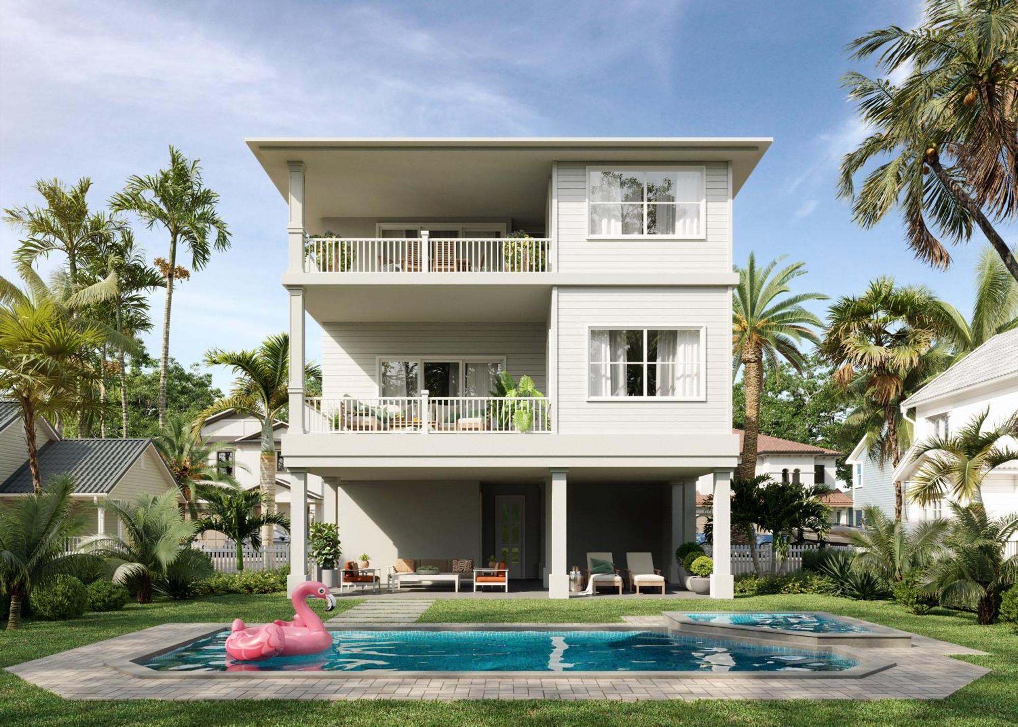 New Luxury Build W/ Pool, Hot Tub & Canal Views *