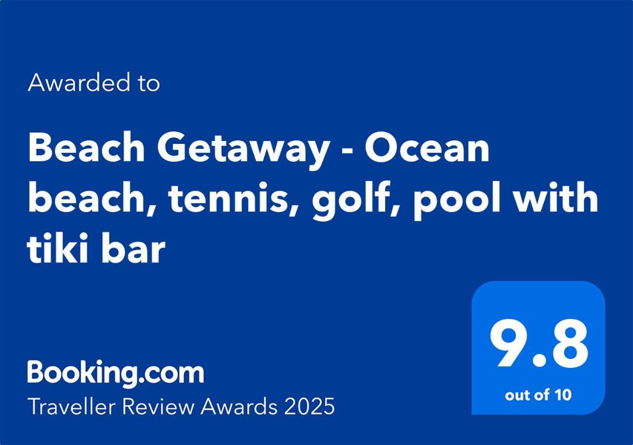 Getaway - Ocean Beach, Tennis, Golf, Pool With Tiki Bar *