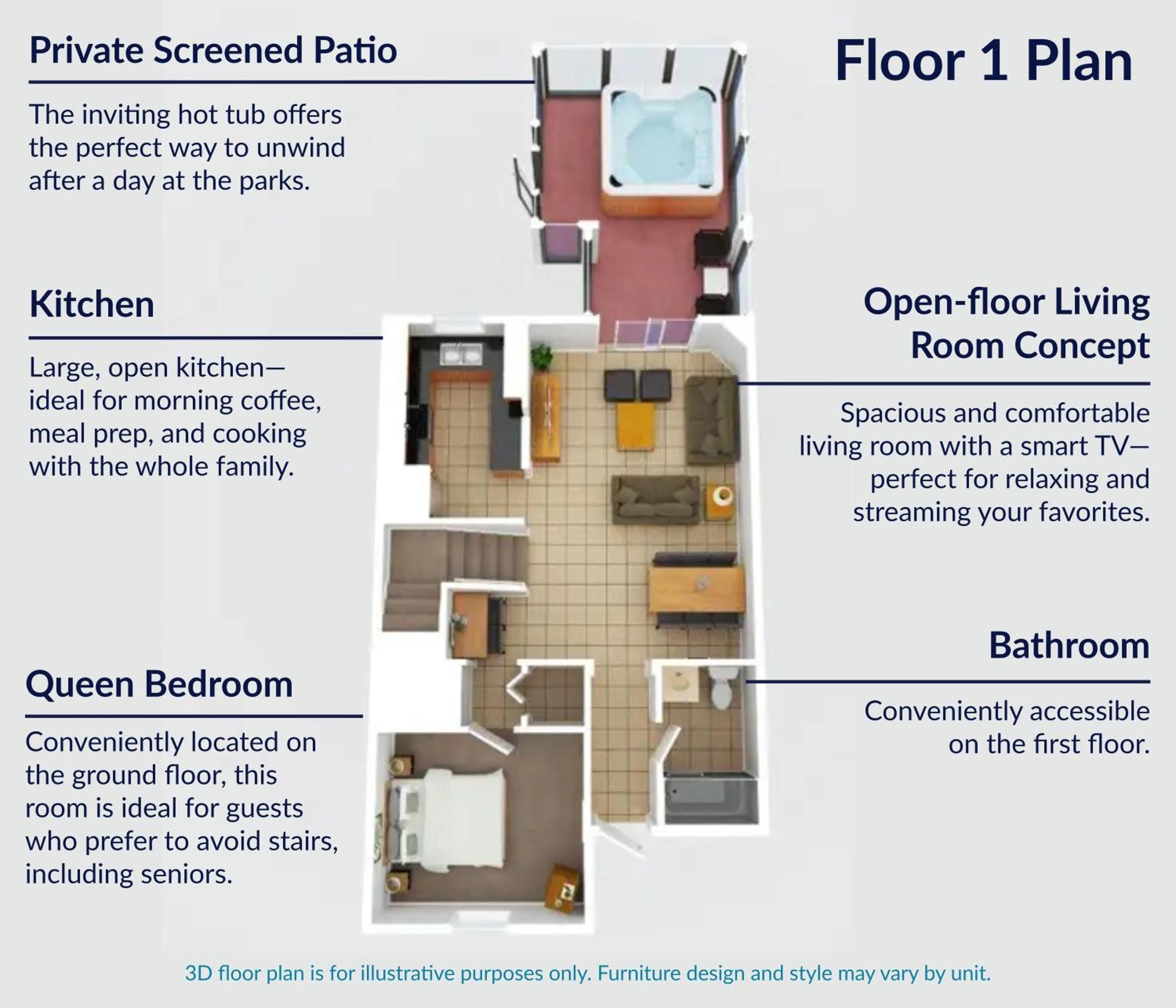 Regal Oaks Resort Vacation Townhomes By Idiliq - Free Private Hot Tub! Hotel Kissimmee